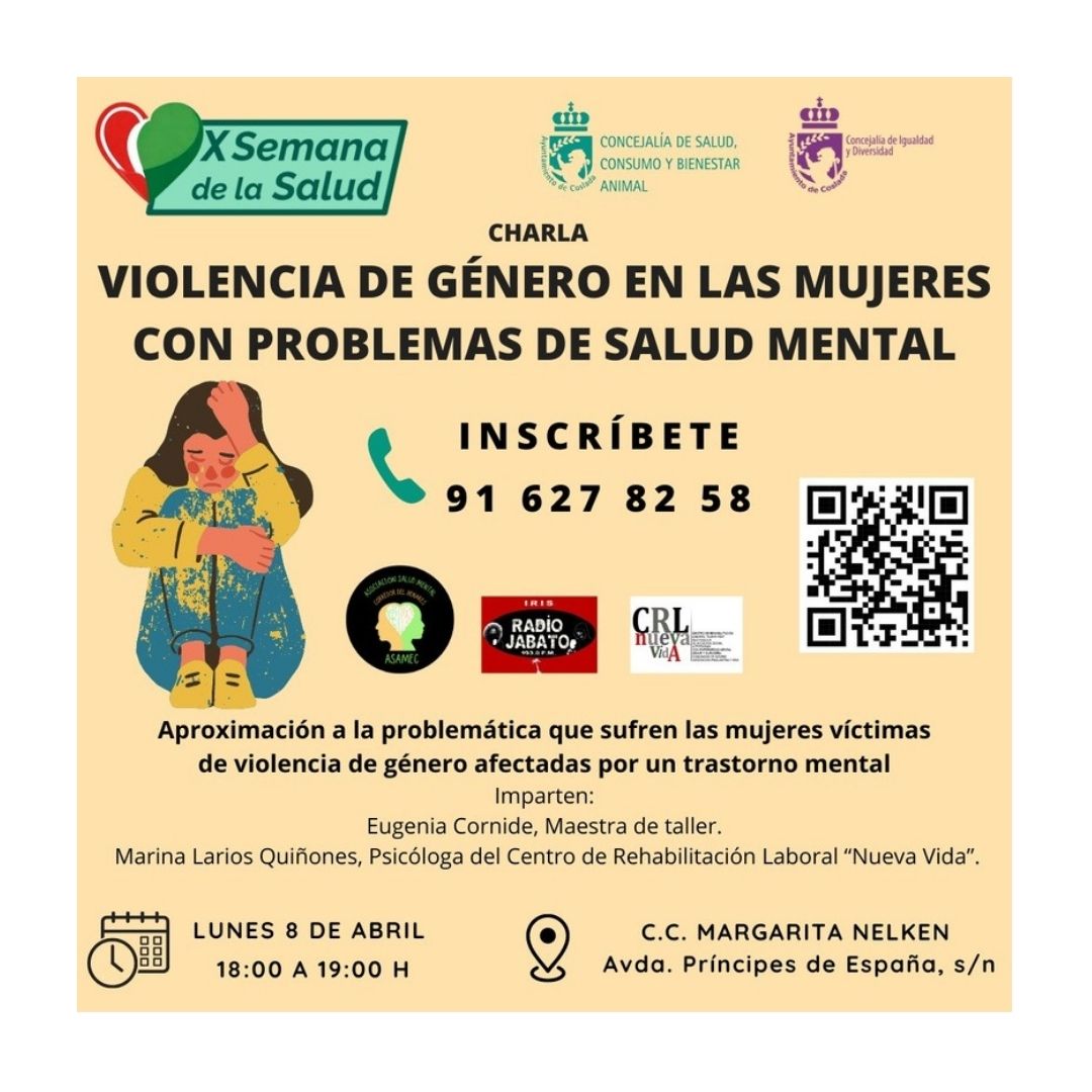 Sensibilización sobre violencia de género en mujeres con TMG en la semana de la salud de Coslada