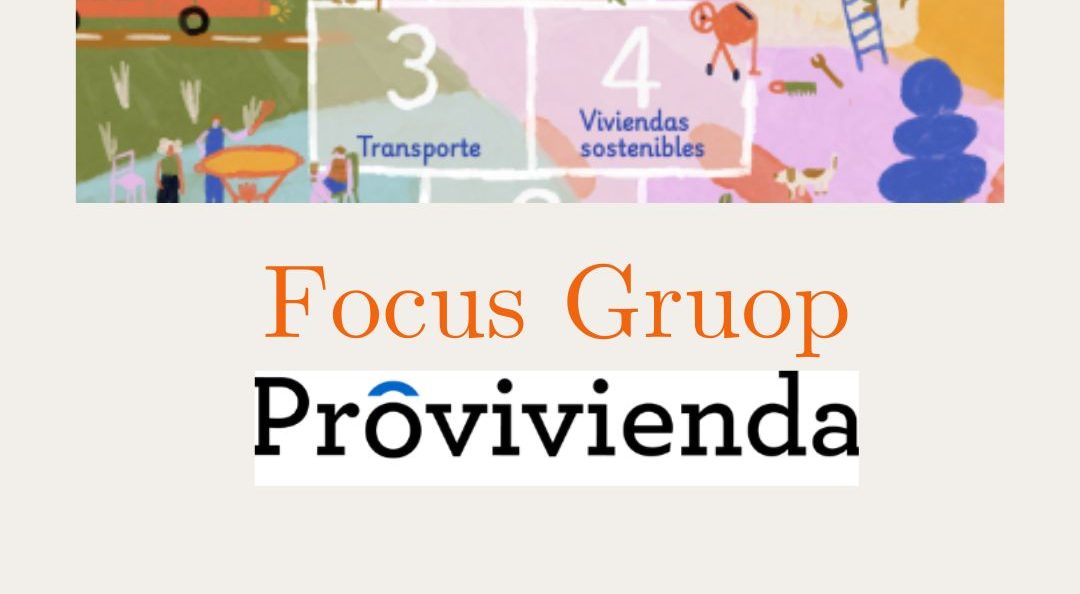 Participación en grupo focal de la Asociación Provivienda