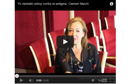 Carmen Machi se suma a la campaña Yo también estoy #contraelestigma