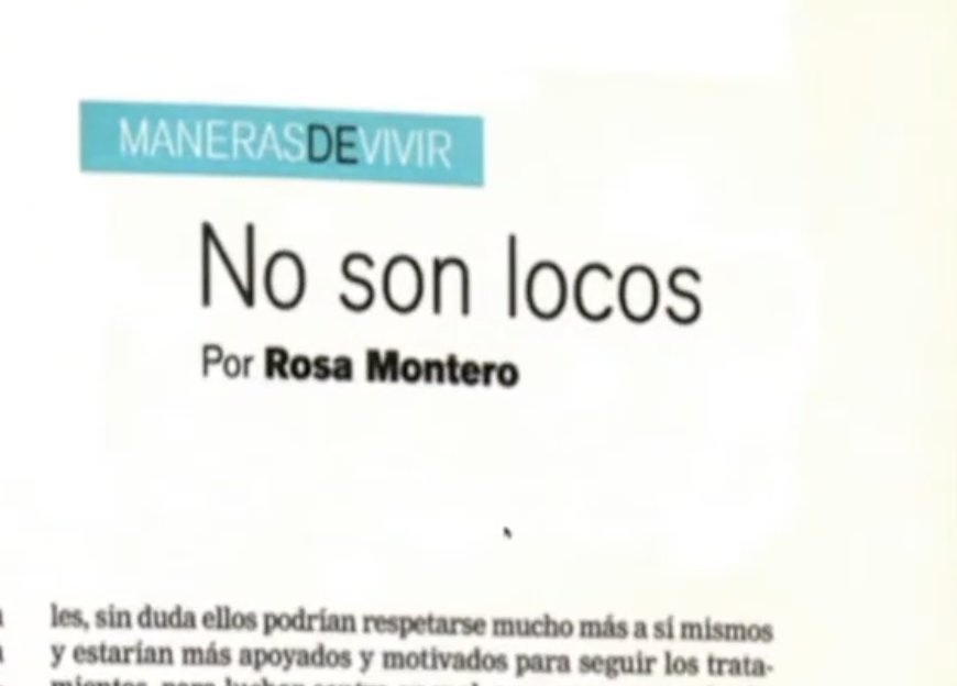 Nuestras acciones de Sensibilización. Cartel «Yo también estoy contra el estigma»