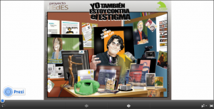 Nuestras acciones de Sensibilización. Cartel «Yo también estoy contra el estigma»