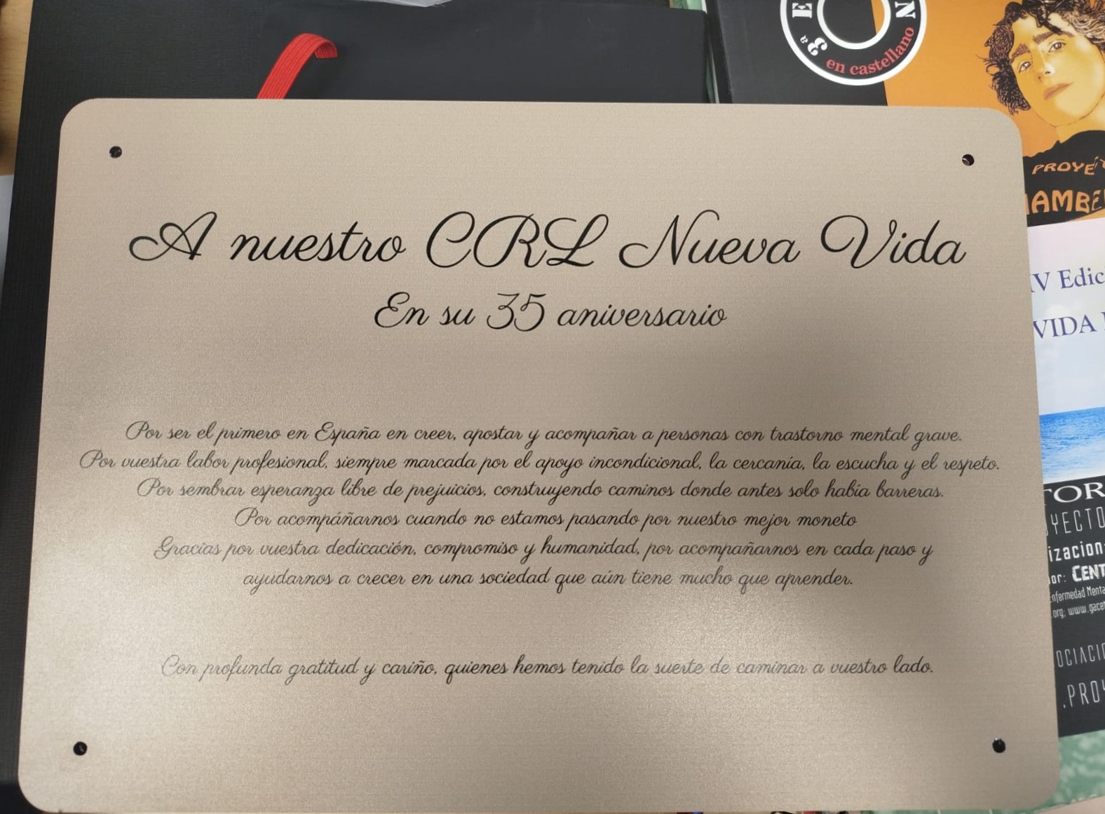 35 años caminando juntos: homenaje al CRL Nueva Vida y a quienes lo hacen posible.