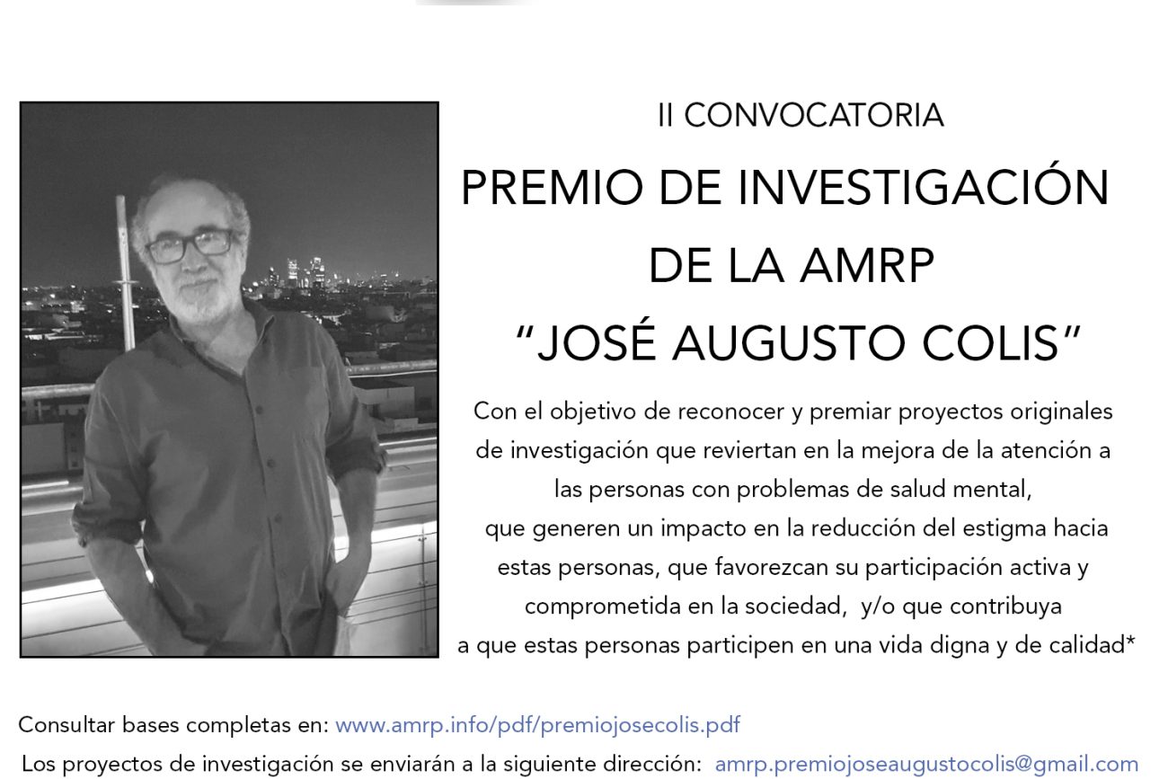 II convocatoria Premio José Augusto Colis
